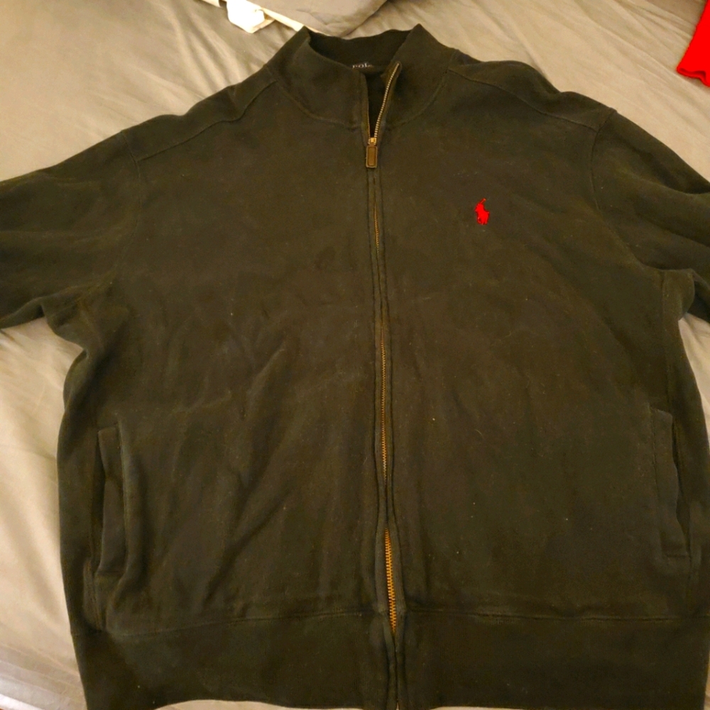 POLO RALPH LAUREN ZIP UP CASUAL SWEATSHIRT